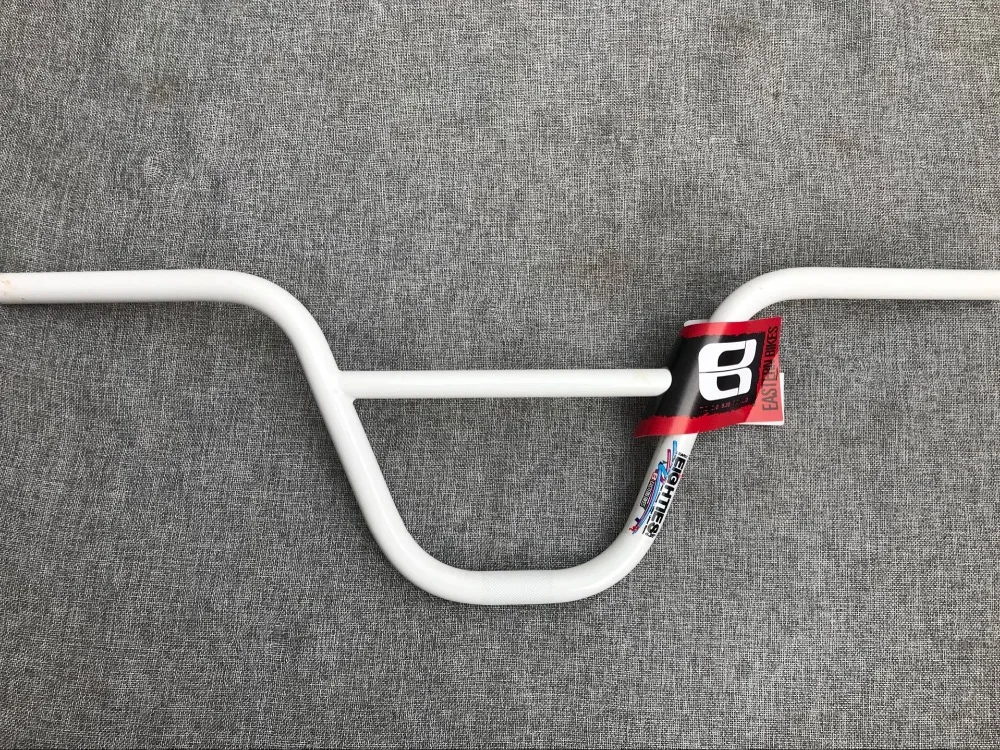 Eastern bmx handlebar 8.25 crmo heat treated white made in Taiwan in