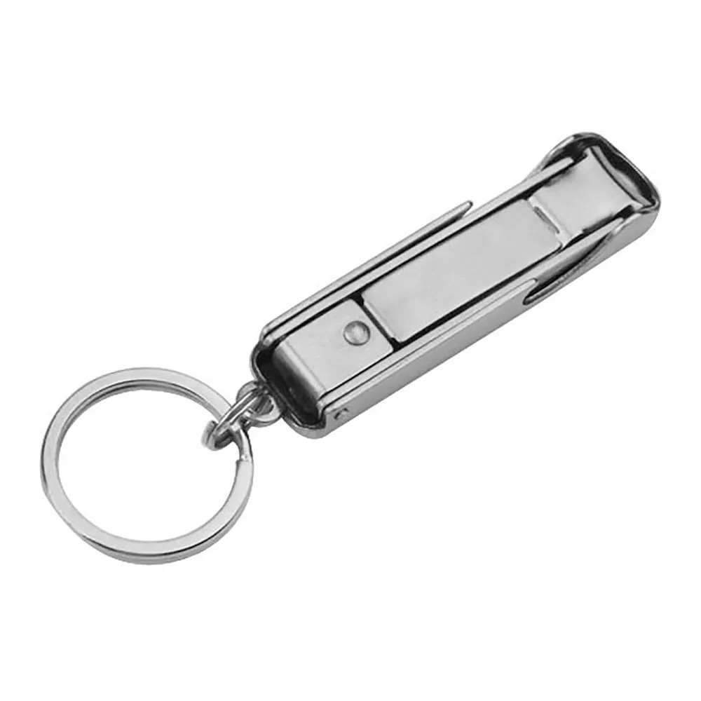 

Mini Ultra-thin Foldable Nail Clipper Trimmer Bottle Opener Key Chain Multi Tool