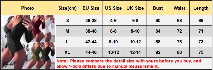 Сексуальное женское облегающее боди с длинным рукавом, глубокий v-образный вырез, на шнуровке, бандажный комбинезон, Комбинезоны для женщин, s хлопок, купальник, топ, боди, рубашка, Femme