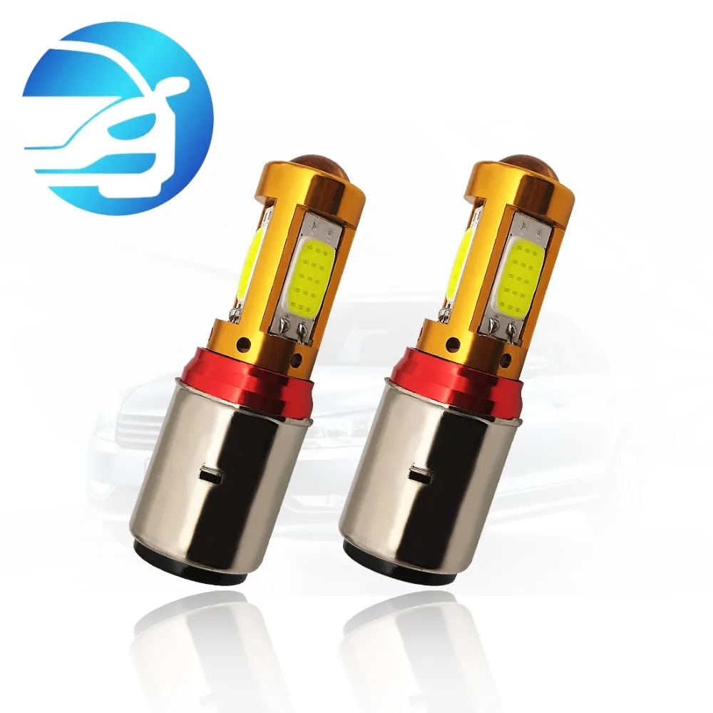 2 шт. * фары для мотоцикла 1156 25 Вт 3 + 1 сторона COB 6000K 3000LM IP55 аксессуары мотоциклов