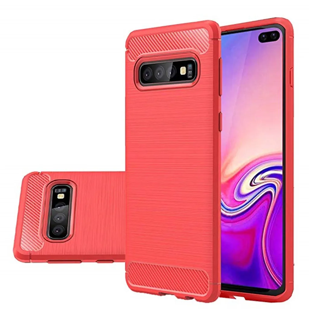 Чехол для телефона Samsung Galaxy S10 Plus 6 4 дюйма силиконовый гибридный чехол мягкий TPU #