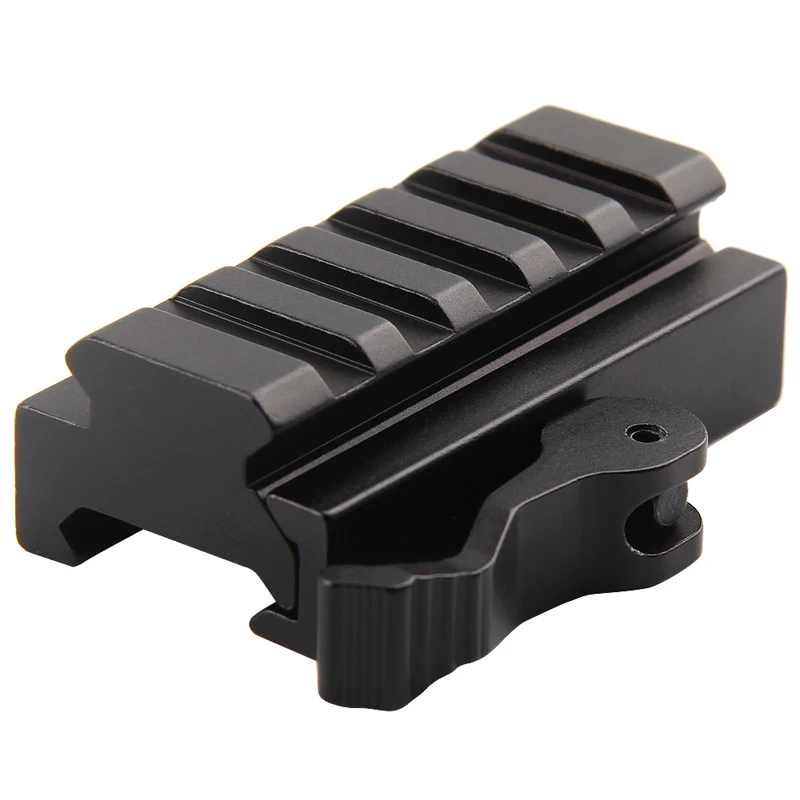 Quick Release Half Inch .5 Low Profile Riser QR Block Mount 1-10-6