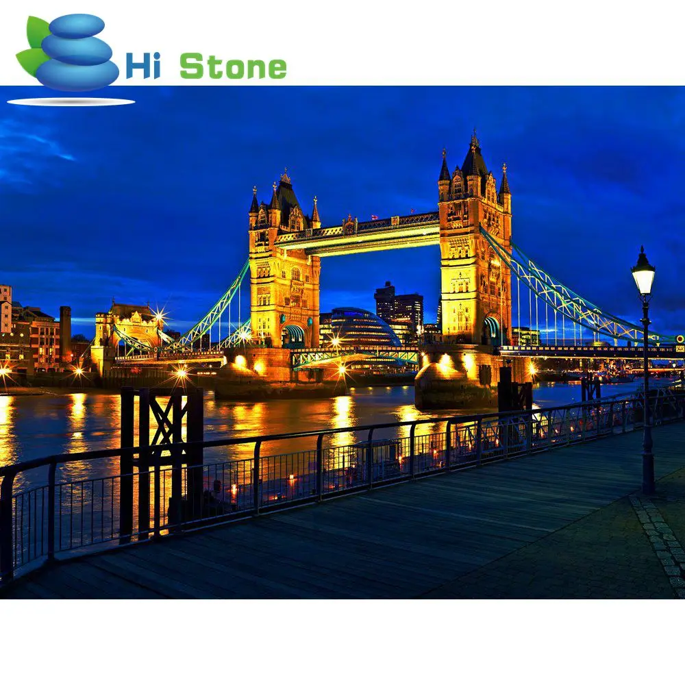 Diamond embroidery tower bridge of london 5d diy diamond painting city