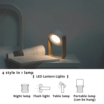 

2019 New Arrival Table Lamp Creative Charging 4 in 1 Multi-Function Stepless Dimmable Touch Sensor Control Reading Desk Lamp