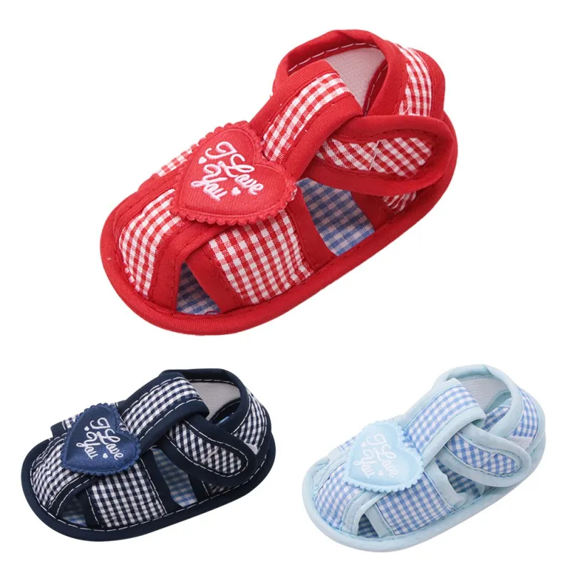 

3 Colors First Walkers 0-18M 2018 Hot Sale Newly Fashion Baby Girls Soft Breathable Cute Shoes Infant Kids Plaid Toddler Shoes