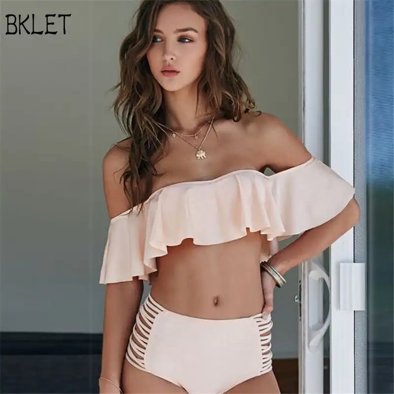 cute off the shoulder bathing suits