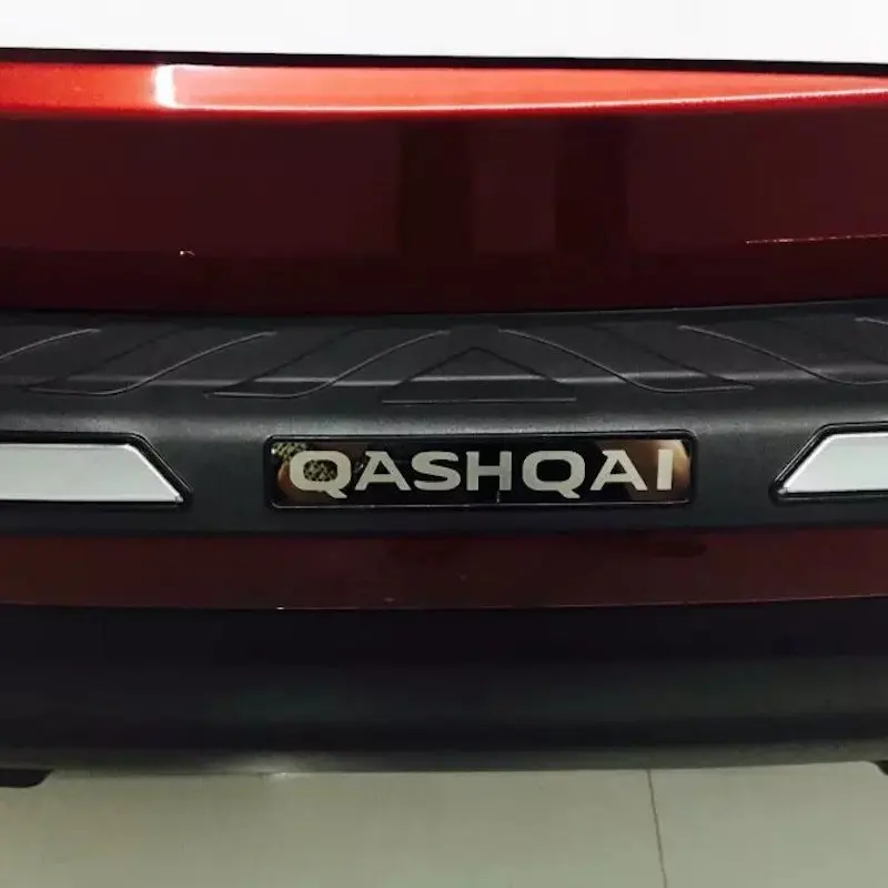 Защитная накладка на задний бампер для Nissan Qashqai J11 защитное покрытие багажника