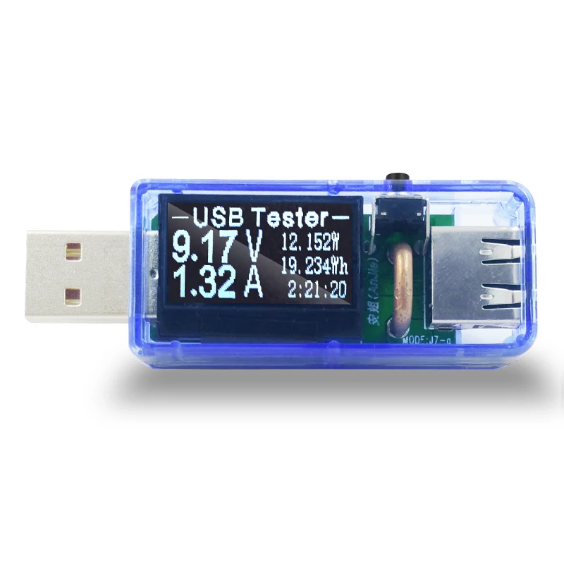 9 в 1 QC2.0 3,0 MTK-PE 3,6~ 32 в цифровой USB Тестер Вольтметр постоянного тока измеритель напряжения тока amp voltammeter amperimetro детектор нагрузки - Цвет: Blue usb tester