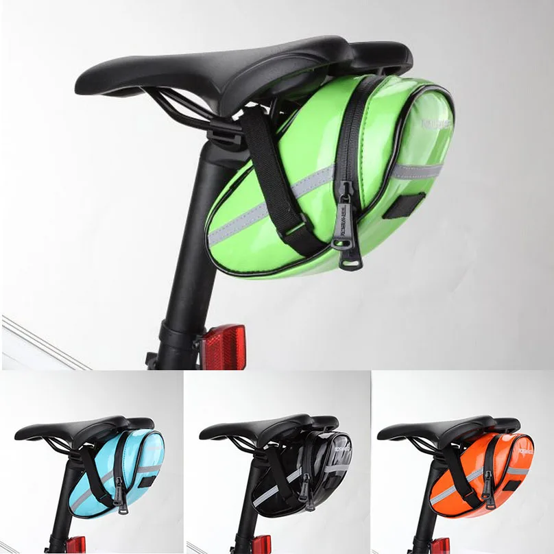 

Bike Bag Cycling Saddle Bag Mountain Bike Rear Tail Pouch Cycling Large Capacity Waterproof Blue Orange Green Black