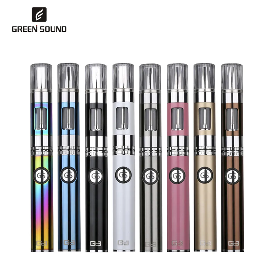 

Original Green Sound G3 Vape Kit eGo vaporizer with 900mah 3.0ml Dual Iph&Android charging port Electronic Cigarette vape pen