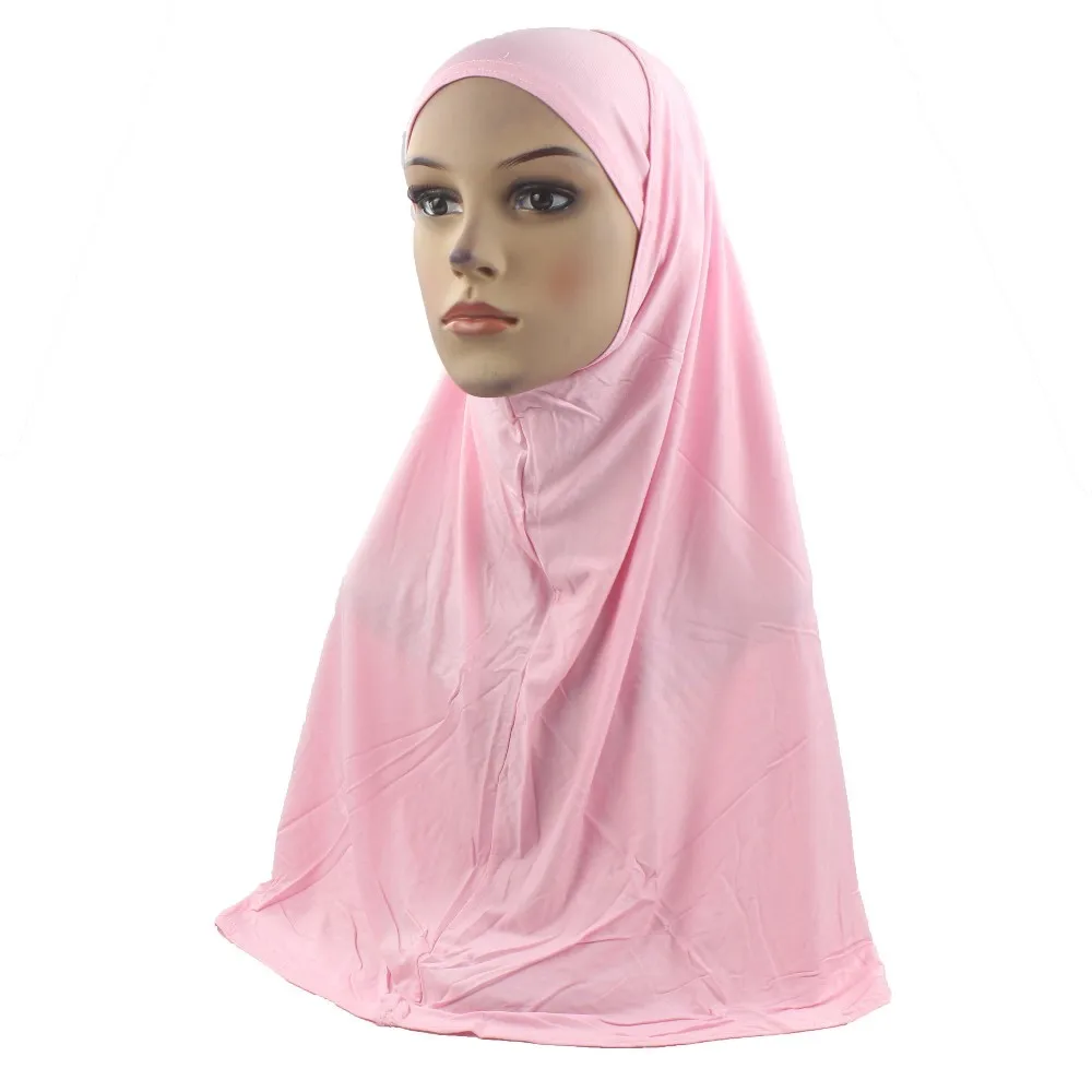 Muslim Hijab Islamic Scarf Woman Girls Amira Cap 2 Pieces Set In 