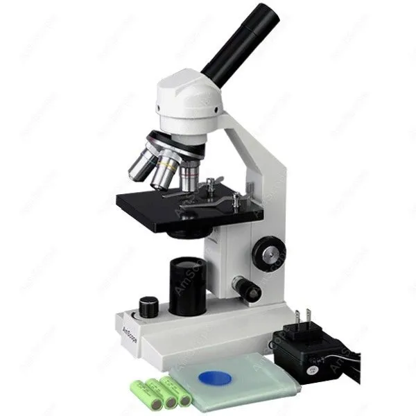 

Student Compound Microscope--AmScope Supplies 40x-1000x Student Compound Microscope - LED Cordless M200C-LED