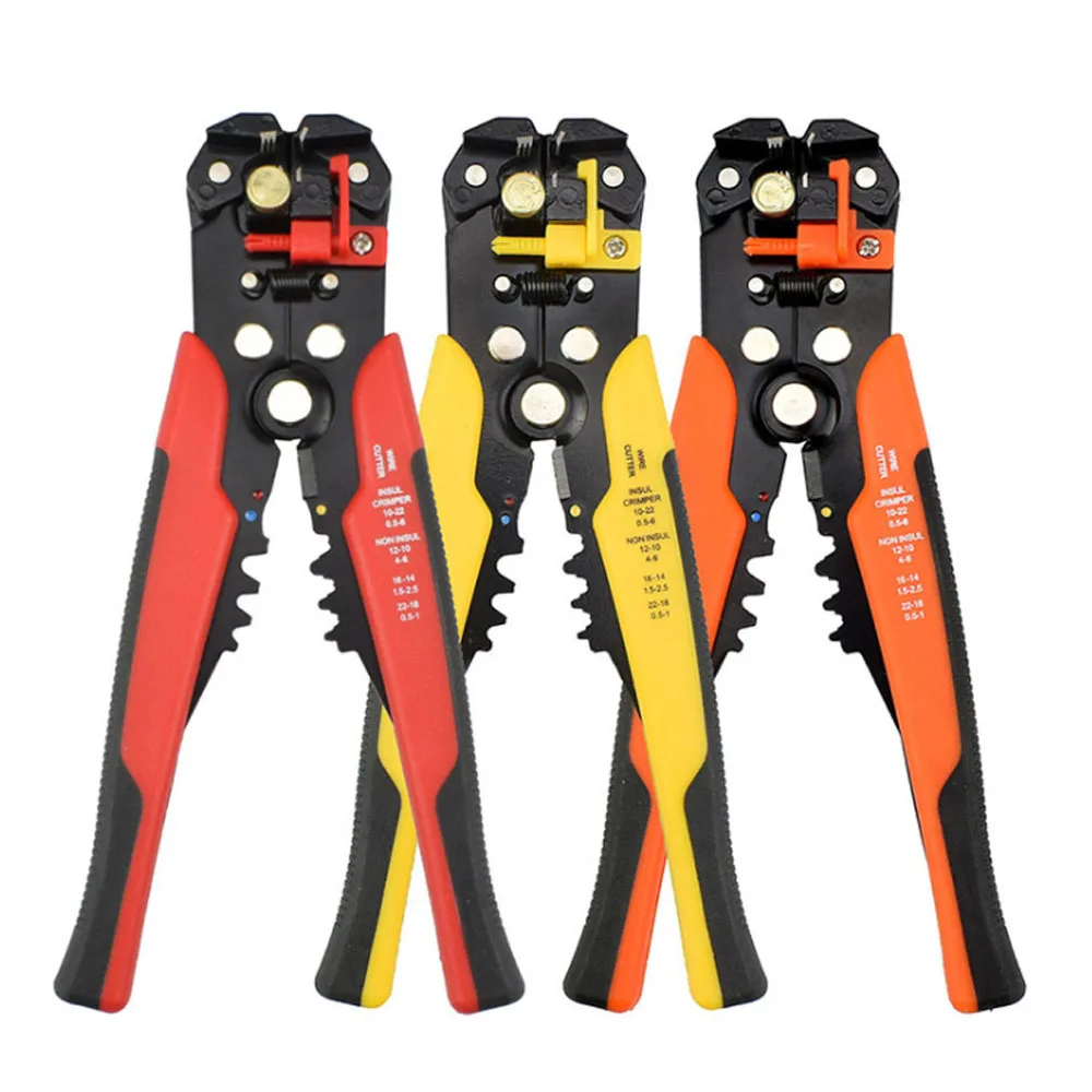 

Self-Adjusting Cable Wire Stripper Cutter Crimper Crimping Stripping Multifunctional Automatic Electric Terminal Tool