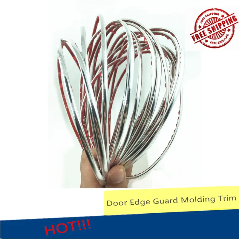 4mm X 6 Meters DIY Silver Molding Trim Strip Car Air Outlet Auto Chrome Decoration Useful