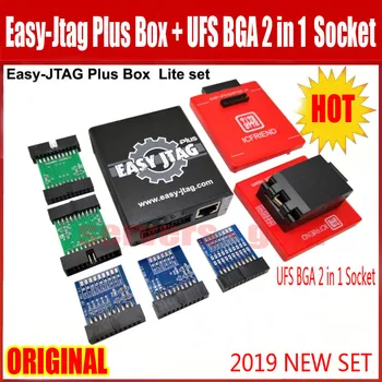 

2019 NEW ORIGINAL Easy j-tag plus box+UFS adapters socket ICFriend ICs-UFS 2IN1 support UFS BGA254 BGA153 with EASY JTAG PLUS Bo