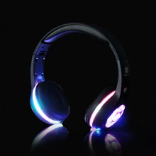 Bluetooth LED Light glowing Headphones Wireless Stereo Headset Headphone Handsfree Earphone + Mic for iphone HTC Xiaomi Huawei