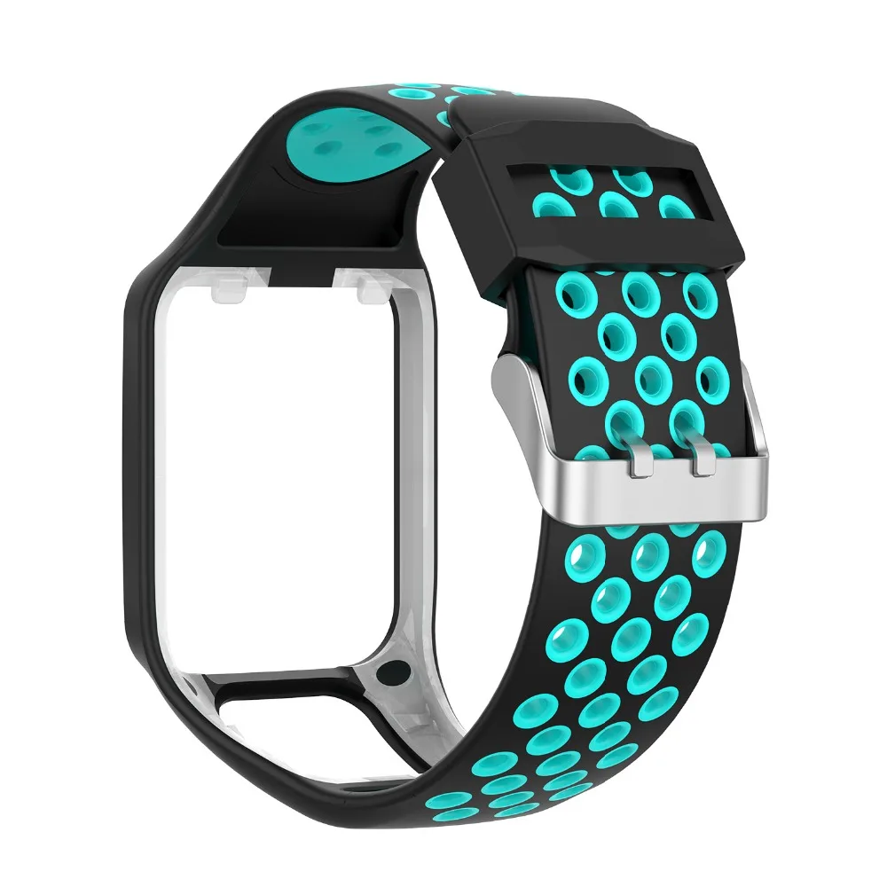 Сменный браслет для часов Tomtom силиконовый ремешок Runner 3/Adventurer/Golfer 2/Runner 2