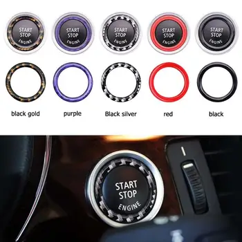 

Car Engine Start Stop Button Decoration Ring Trim For BMW 1/3/5 Series E87 E90 E60 320 Car Accessories Interior Mouldings New