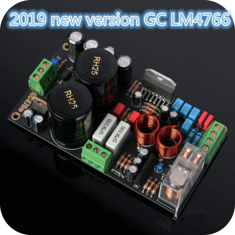 

2019 The latest version GC Version LM4766 Audio Amplifier Board Amplificador 40W*2 Dual Channel HIFI Amplifier DIY Kit