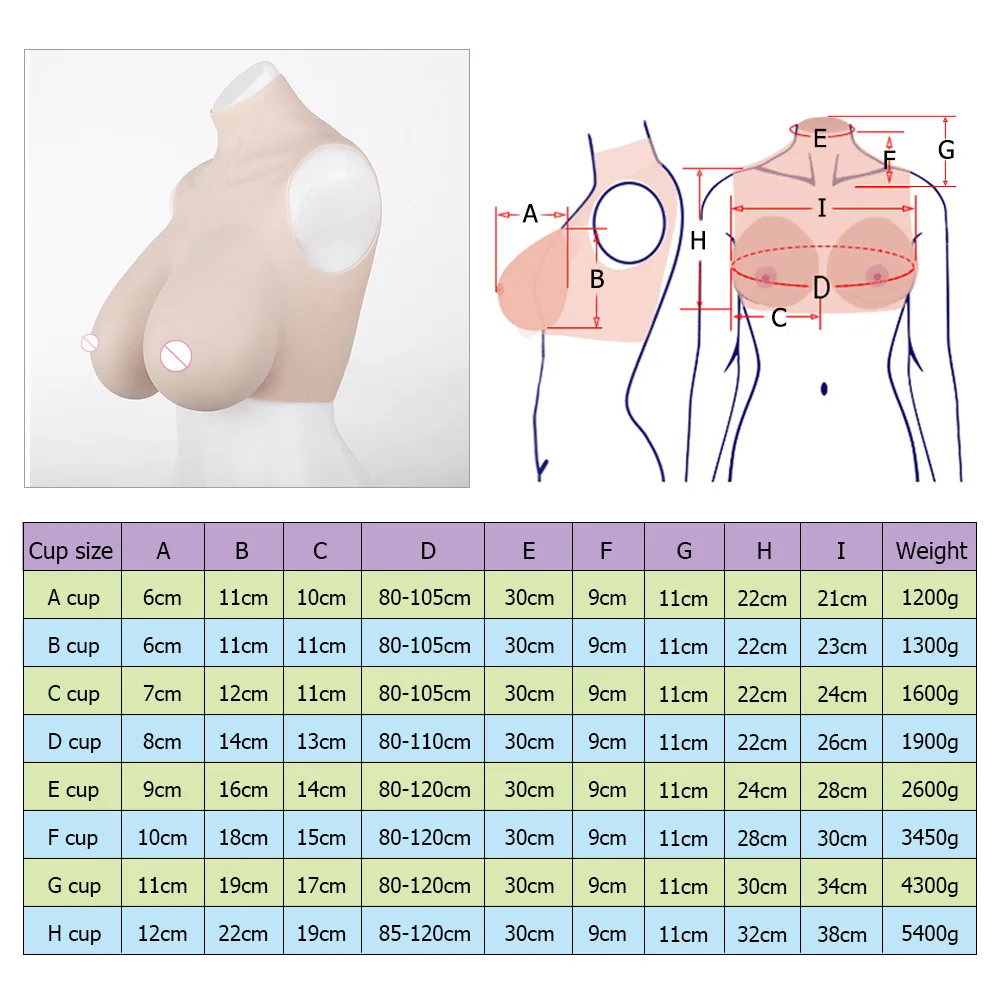 Realce da Mama Grande Copo Simulação Silicone Mama Massageador Formas Peitos Falsos Massagem Peito Realce 7 Beauty & Health