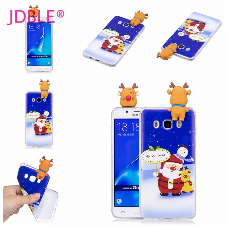 Jdble для Samsung J330 J530 J730 рождественских изображения 3D мультфильм окрашена
