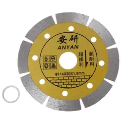 Диск для резки керамики дюймов Diamond 4,5 диск колеса Sharp резка фарфоровая плитка мрамор