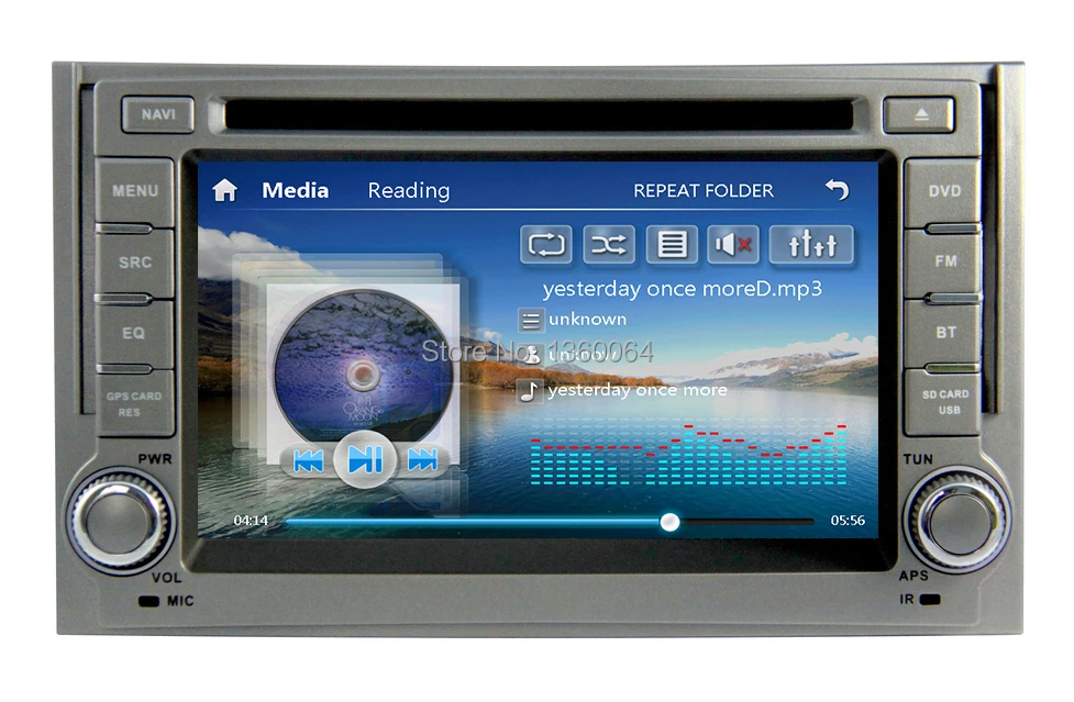 Best 2 Din 6.2" Car DVD Player for Hyundai H1 Grand Starex with GPS Navigation Bluetooth Radio Head unit ATV USB/SD 3G host +Free map 3