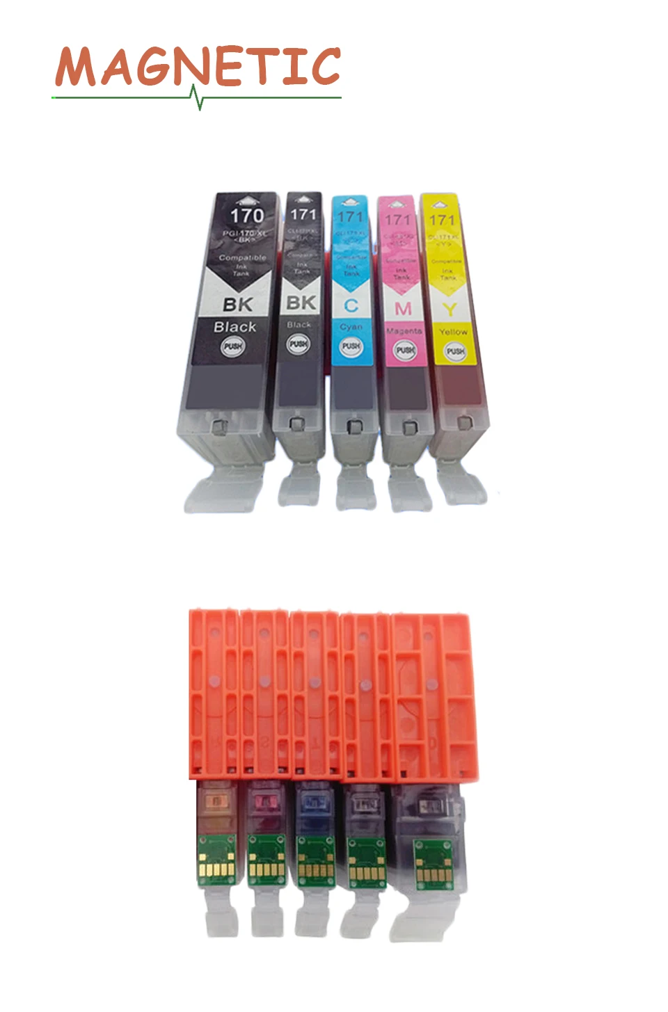 for pgi170 compatible cartridge 5x