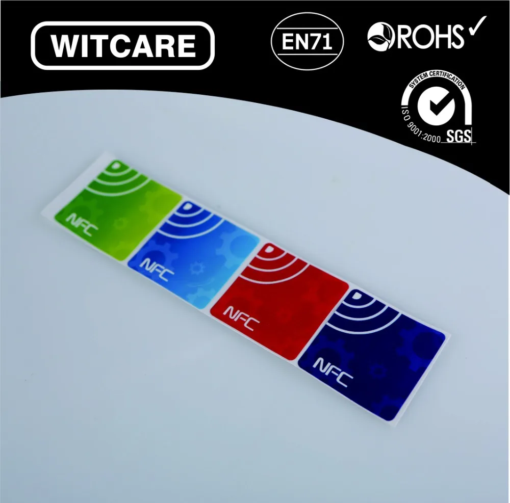 

Ntag213 13.56Mhz RFID Tag for Samsung Galaxy S5 Note3 S4 Nokia Nexus4/10 Oppo HTC LG (4 colors)