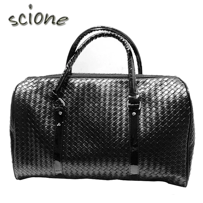 Prix pour 2017 Gaufrage À Tricoter Motif en cuir sacs pour hommes femmes sports de plein air sac de voyage grande capacité sac de sport sac à main Prix pour 2017 Gaufrage À Tricoter Motif en cuir sacs pour hommes femmes sports de plein air sac de voyage grande capacité sac de sport sac à main