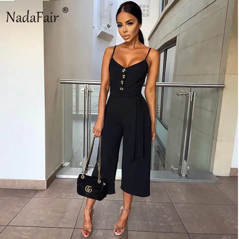 plus size black and white jumpsuit