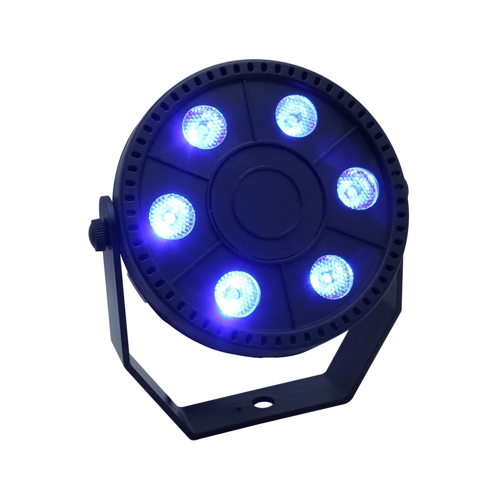 

18W RGB LED Stage Light 6LEDs Par Light Colorful KTV DJ Disco Christmas Projector Stage Lighting Effect Sound Activated Lamps