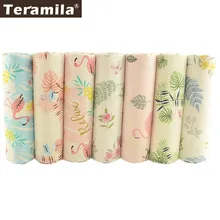 Teramila, хлопок, ткань, 40 см x 50 см, 7 шт., животный дизайн, Telas, домашнее украшение, сделай сам, подушка, лоскутное шитье, Tissu