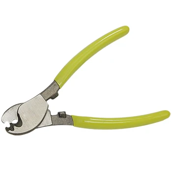 

THGS Yellow Green Handle Wire Cable Cutting Plier Cutter Stripper