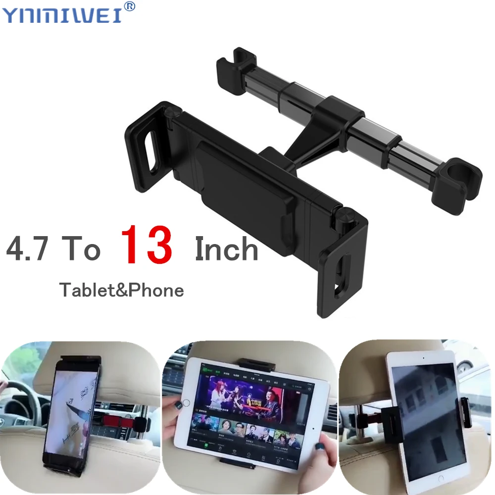  Tablet Car Holder For 4.7-13 in Tablet & Phone Holder Back Seat Headrest Mounting Holder Car Access
