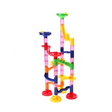 Multicolor Baby font b Toys b font 50pcs Water Pipe Building Kids Race Track Bead Maze