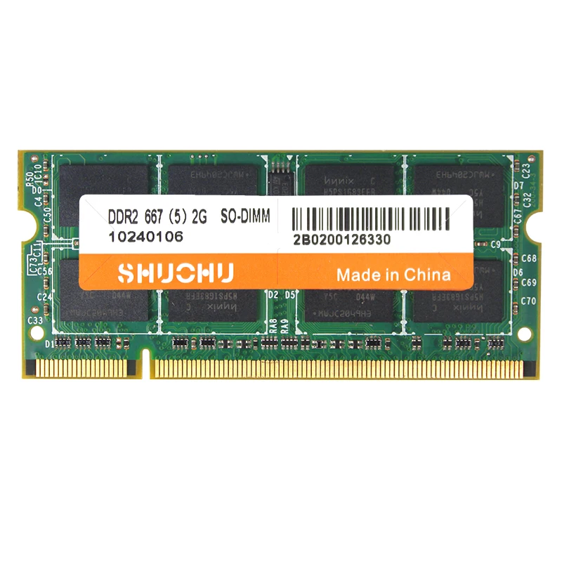 DDR2 667 МГц 2G PC2-5300S Тетрадь памяти Оперативная память SO-DIMM