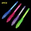 4pcs/lot ,UV Light Pen Invisible Ink Security Marker Pen With Ultra Violet LED Blacklight ► Photo 3/6