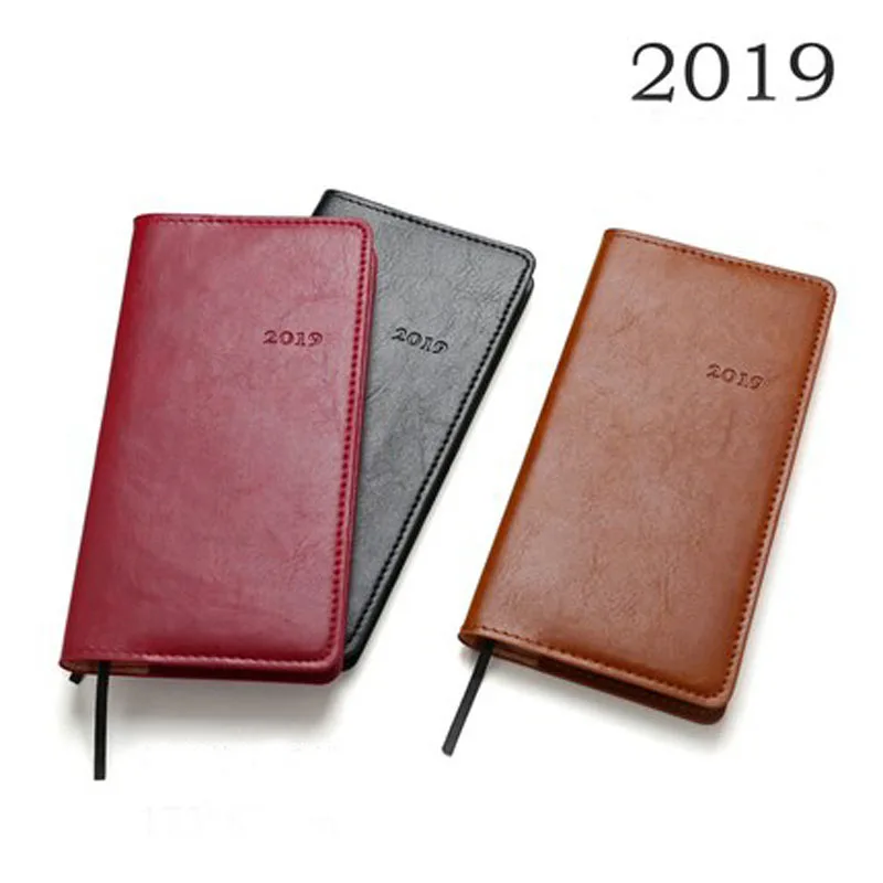 

2019 Business Handbook Two Pages A Week Notebook Portable Plan Diary Book 48K Efficiency Manual Annual Calendar Office Supplies