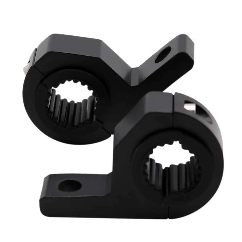 Nordson 25-30MM Aluminum Motorcycle Fog Light Clamp Motocross Moto Turn Signal Indicator Bracket Truck Fork Holder Mount