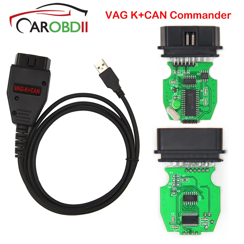 OBD2 VAG CAN Pro 2018 VAG K + CAN Commander 1,4 FTDI FT232RL PIC18F258 чип диагностический Интерфейс кабель для VW/AUDI/SKODA/SEAT