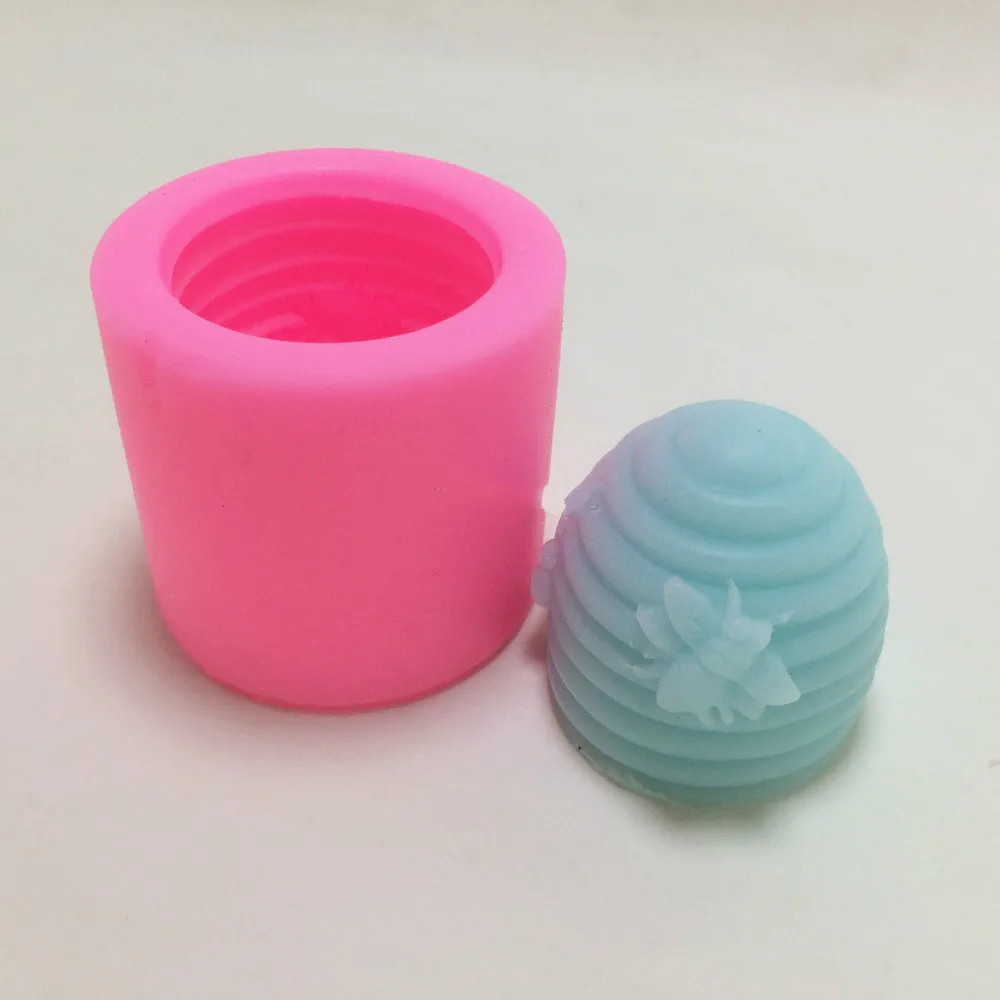 

bee 3D silicone mold cake decorating tool Handmade Soap candle Making mould
