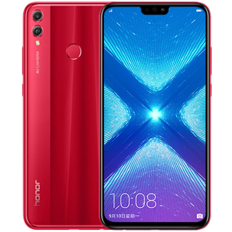 Смартфон HONOR 8X Android 8 1 4G LTE 4 + 64 ГБ 6 5 '' 2 ГГц ядер 20 16 МП 3750 мА · ч|Смартфоны| |