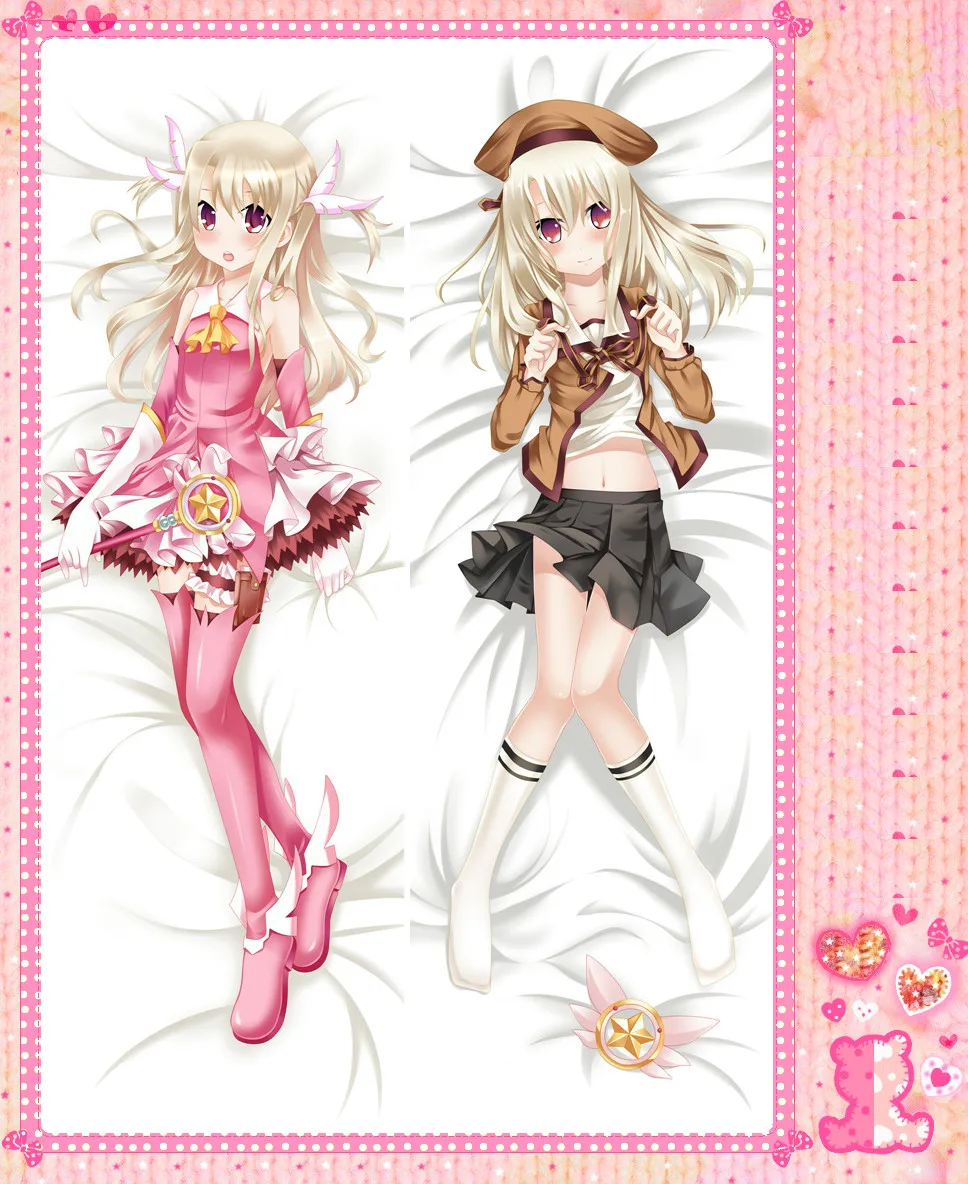 Аниме мультфильм Fate/kaleid liner Prisma Illya 2wei Herz Двойная подушка обнимающая Подушка Чехол