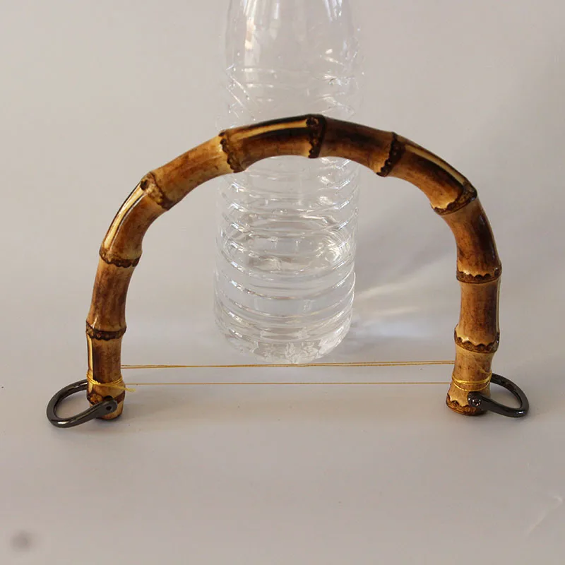 10 шт. Outsize 18X14 см U форма бамбуковый кошелек сумка ручка с Fastern чемоданные ручки украшение Сумочка запчасти Сварка Замена