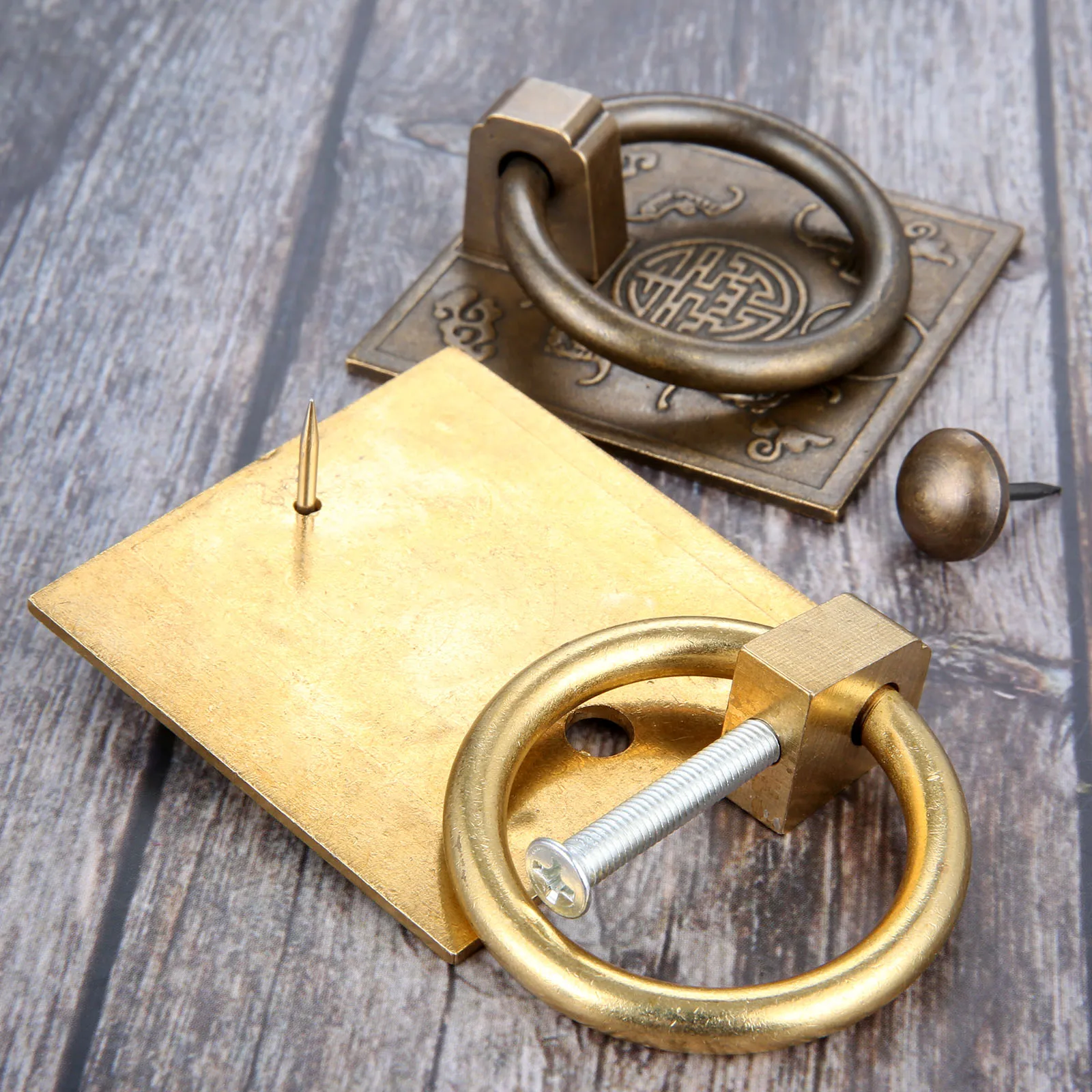 armário, 60*60mm, estilo chinês, alça de gota, armário, anel, gaveta