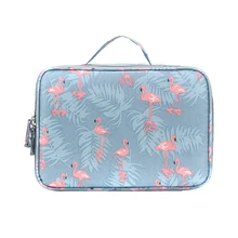 Vanity Necessaire Trip Women Travel Toiletry Wash Bra Underwear MakeUp Makeup Case Cosmetic Bag Organizer Accessories cosmetic bag makeup case beautician necessaire feminina double layer waterproof bag organizer toiletry high capacity
