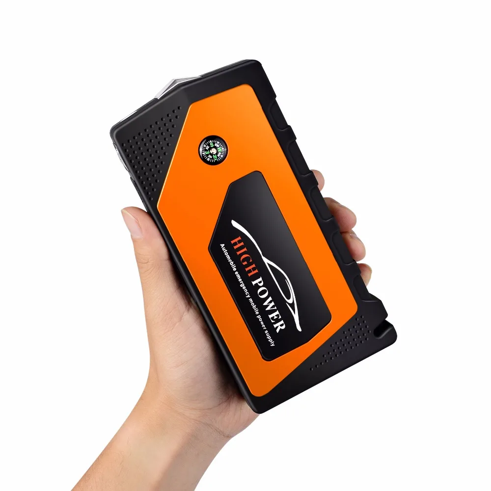 Cutting knife 6L Petrol 4L Diesel Car Jump Starter 1000A Peak 80000mah Battery Power Bank 12V Auto Portable 4USB (Yellow) | Электроника