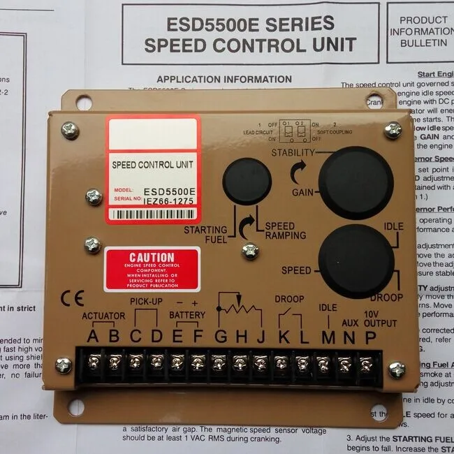 Дизельный генератор регулятор скорости ESD5500E+ быстрая EMS/FedEx