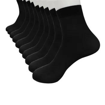 

10 Pairs Bamboo Fiber Ultra-thin Elastic Silky Short socks Men women's short socks casual meia dropshipping 30al17